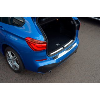 OmsaLine rvs chromen achterbumperbeschermer BMW X1 F48 2015–2022 foto 4
