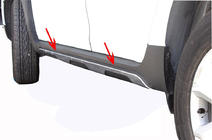 Dacia Duster 2018–2024 Deurlijst afdekstrips RVS (set van 6) OmsaLine - Italiaans roestvrij staal foto 1