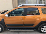 Dacia Duster 2018–2024 Onderste raamlijsten (set 4 stuks, RVS) Carmos - Turks staal foto 3