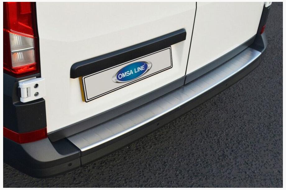 Volkswagen Crafter 2016– Achterbumper beschermlijst (Omsa, RVS) Image