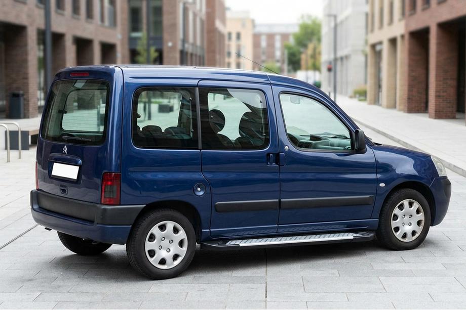 Citroen Berlingo 1996–2008 Zijsteps Allmond Grey (2 stuks, aluminium) Image