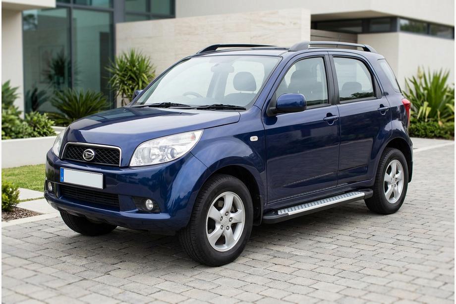 Daihatsu Terios 2006–2017 Zijsteps Allmond Grey (2 stuks, aluminium) Image