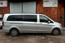Mercedes Vito/V-klasse W447 2014– Zwarte dakrails CAN origineel design (metalen voeten) foto 5