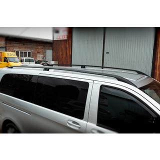 Zwarte dakrails CAN origineel design (metalen voeten) Mercedes Vito/V-klasse W447 2014– foto 3