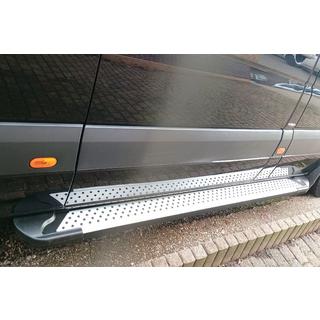 Side steps Allmond Grey (set van 2, aluminium) foto 1