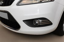 Ford Focus II 2008–2011 Chroom sierlijsten voor mistlampen (6-delig, RVS) foto 1