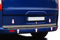 Ford Custom 2013–2022 RVS kofferbakrand foto 1