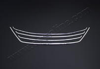 Hyundai IX-35 2010–2015 Grille sierlijsten met rand (4-delig, RVS) foto 2