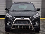 Hyundai IX-35 2010–2015 Voorste bullbar WT003 (RVS) foto 1