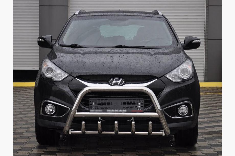 Hyundai IX-35 2010–2015 Voorste bullbar WT003 (RVS) Image