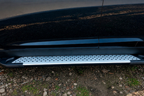 Hyundai IX-35 2010–2015 Zijsteps Allmond Grey (2 stuks, aluminium) foto 4