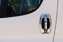 Peugeot Boxer 2006–2025 RVS deurgreep covers Deurgreep- en omlijstingscovers (8-delig) foto 1