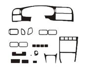 Nissan Sunny 1990–1995 Aanbieding! Dashboard sierlijsten in aluminiumlook foto 1