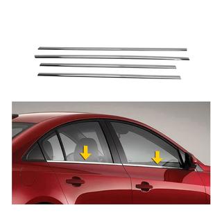 Raamomlijsting (4-delig, RVS) Mazda 3 2009–2013 foto 1