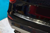 Audi Q2 2016– OmsaLine rvs chromen achterbumperbeschermer foto 5