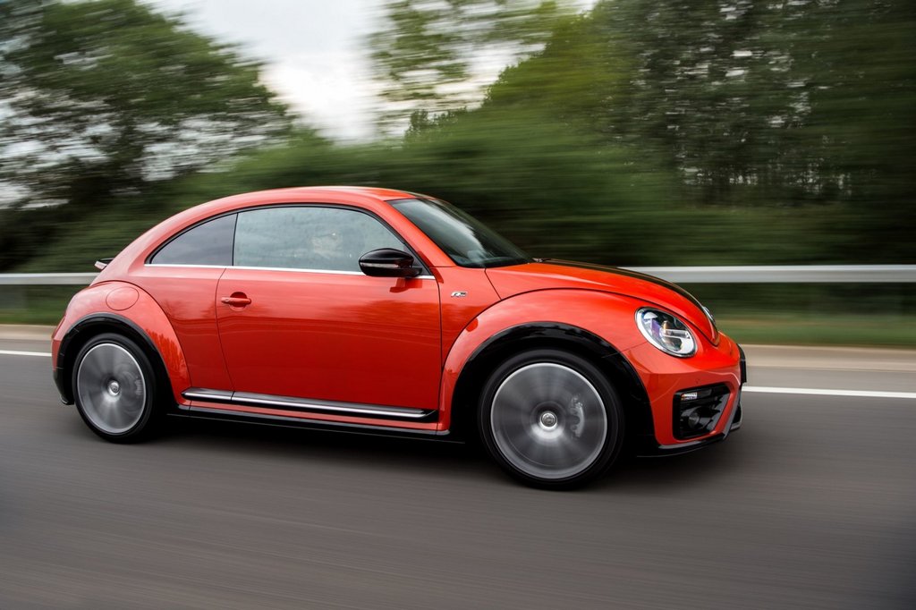 Legendarische Volkswagen Beetle hatchback van de derde generatie