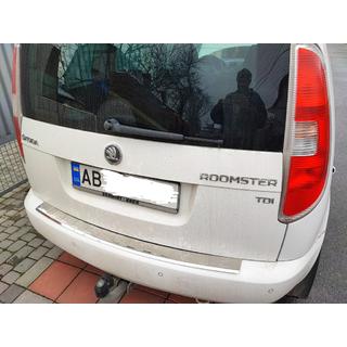 RVS beschermplaat achterbumper