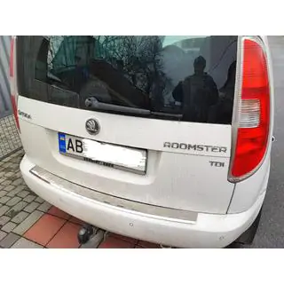 RVS beschermplaat achterbumper