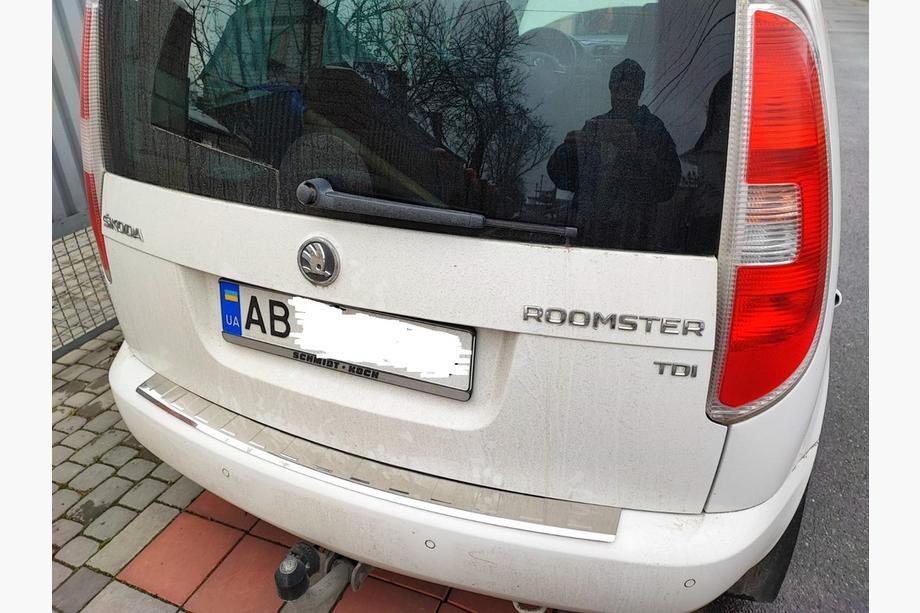 Skoda Roomster 2006–2015 RVS beschermplaat achterbumper Image