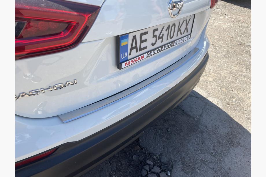 Nissan Qashqai 2014–2021 Achterbumper beschermlijst OmsaLine (2017-2021, RVS) Image
