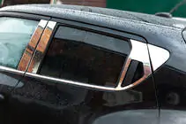 Nissan Juke 2010–2019 Deurstijl sierlijsten (8-delig, RVS) foto 2