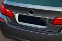 BMW 5 Serie F10/F11 2010–2016 Sierstrip boven kentekenplaat SD (RVS) Carmos - Turks staal foto 5