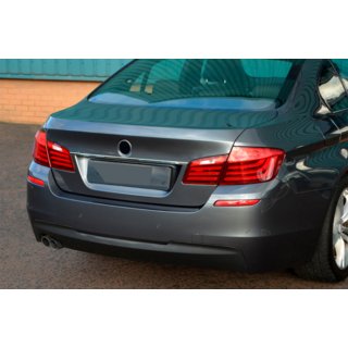 Sierstrip boven kentekenplaat SD (RVS) BMW 5 Serie F10/F11 2010–2016 foto 2