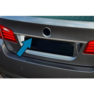 Sierstrip boven kentekenplaat SD (RVS) BMW 5 Serie F10/F11 2010–2016 foto 1