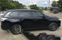 Mitsubishi Outlander 2012–2021 Raamwindschermen (4 stuks, Niken) foto 2