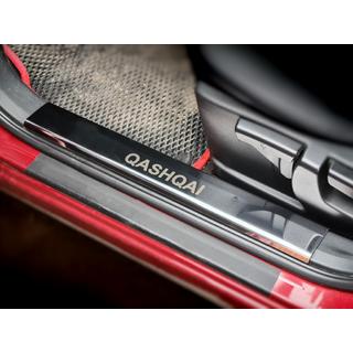 RVS instaplijsten op kunststof (4-delig) Nissan Qashqai 2007–2010 foto 1