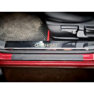 RVS instaplijsten voor kunststof dorpels (set 4 stuks) Nissan Qashqai 2010–2014 foto 2