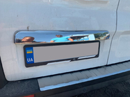Nissan NV300/Primastar 2016– RVS sierstrip boven kentekenplaat Carmos - Turks staal foto 6