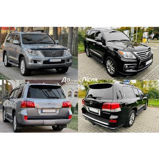 Auto facelift ombouwset 2008-2012 naar 2012-2016 F-Sport Lexus LX570/450d 2008–2022 foto 3