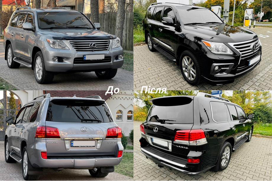 Lexus LX570/450d 2008–2022 Auto facelift ombouwset 2008-2012 naar 2012-2016 F-Sport Foto 3