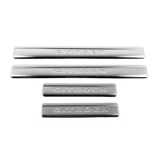 OmsaLine instaplijsten (4 stuks, RVS) Citroen C-4 2004–2010 foto 2