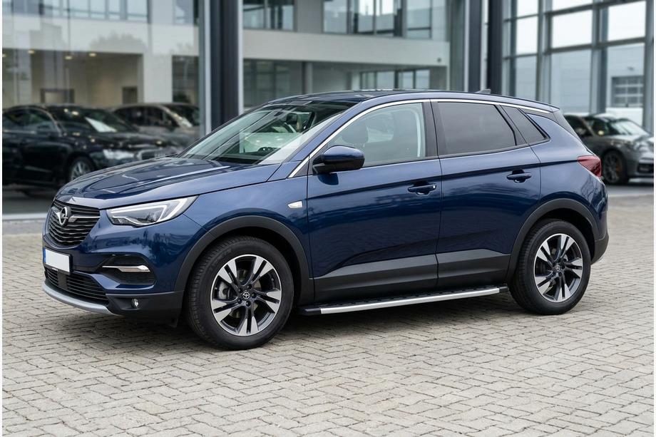 Opel Grandland X 2017– Fullmond side steps (set van 2, aluminium) Image