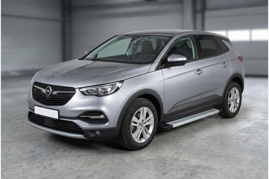 Opel Grandland X 2017– Zijtreden Maya V2 (set van 2, aluminium) Image