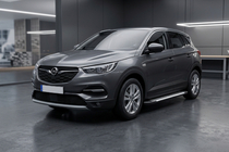 Opel Grandland X 2017– Side steps Line (2 stuks, aluminium) foto 1