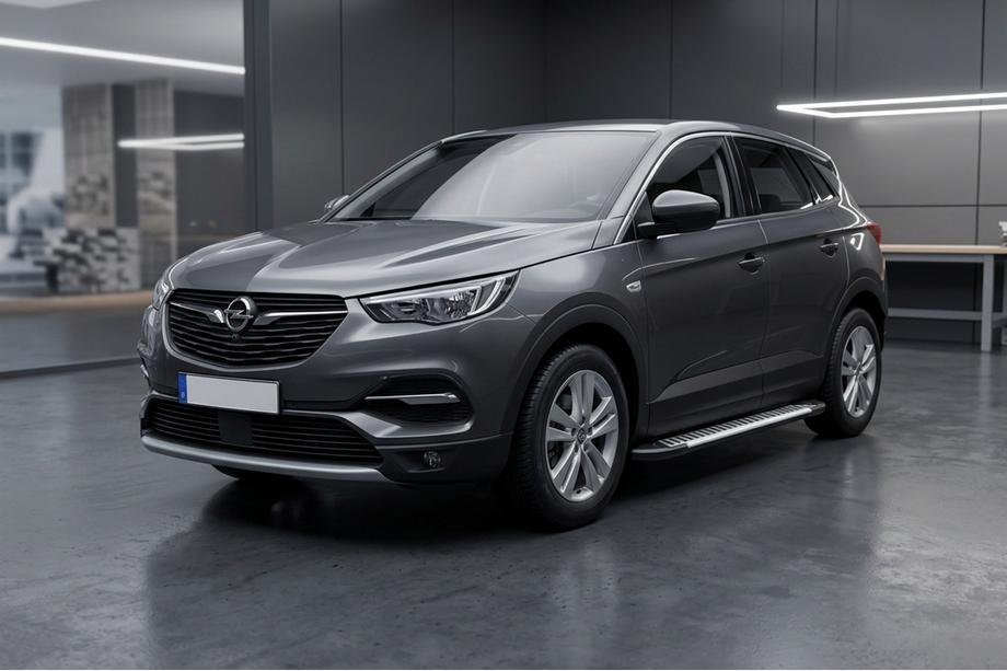 Opel Grandland X 2017– Side steps Line (2 stuks, aluminium) Image