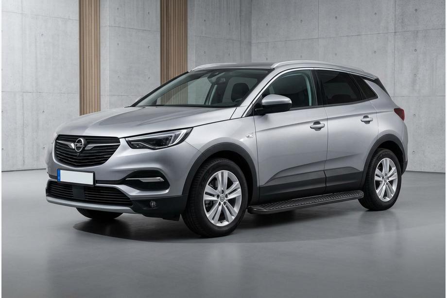 Opel Grandland X 2017– Tayga Black side steps (2 stuks, aluminium) Image