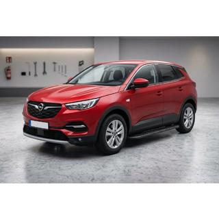 Side steps Bosphore Black (set van 2, aluminium) Opel Grandland X 2017– foto 1