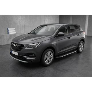 Side steps Bosphore Grey (set van 2, aluminium) Opel Grandland X 2017– foto 1