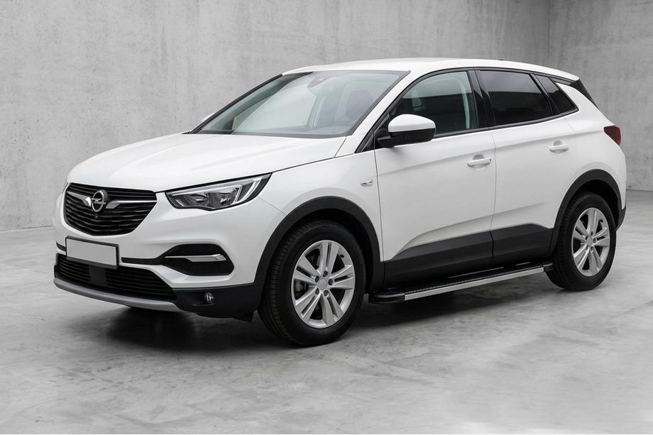 Opel Grandland X 2017– Side steps Maya V1 (2 stuks, aluminium) Foto 1