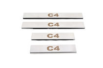 Citroen C-4 2004–2010 Carmos instaplijsten (RVS) foto 5