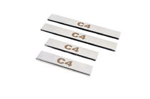 Citroen C-4 2004–2010 Carmos instaplijsten (RVS) foto 6