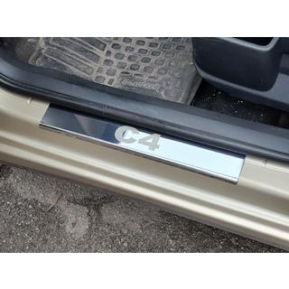 Carmos instaplijsten (RVS) Citroen C-4 2004–2010 foto 3