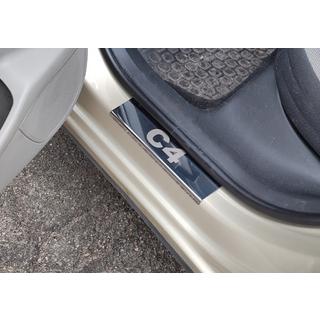 Carmos instaplijsten (RVS) Citroen C-4 2004–2010 foto 4