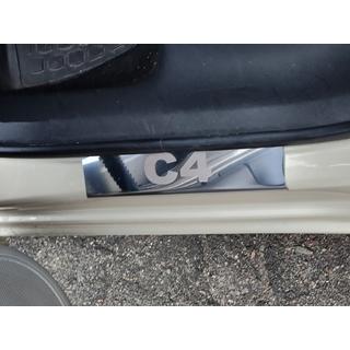 Carmos instaplijsten (RVS) Citroen C-4 2004–2010 foto 2
