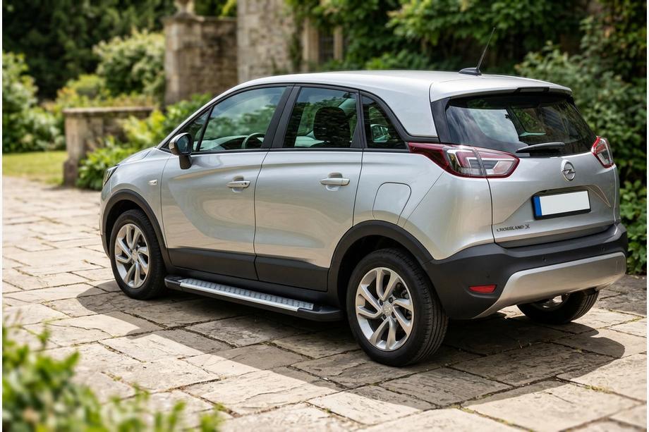 Opel Crossland X 2017–2024 Side steps Allmond Grey (2 stuks, aluminium) Image