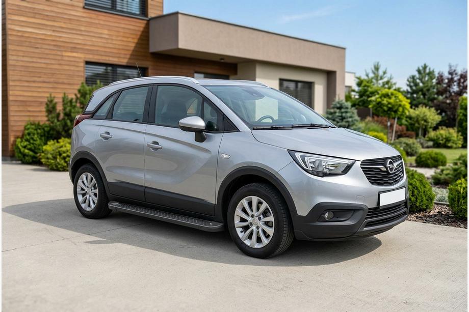 Opel Crossland X 2017–2024 Allmond Black zijtreden (2 st., aluminium) Image